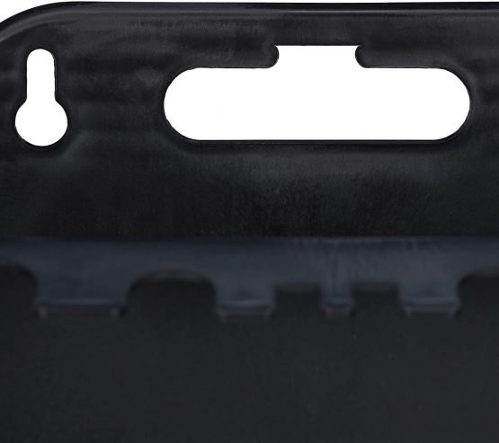 Relaxdays, Black, Plastic Wall-mounted Hosepipe Holder, Bracket For Garden Hose, HWD 14 x 24 x 16 cm, 1 piece - Image 4