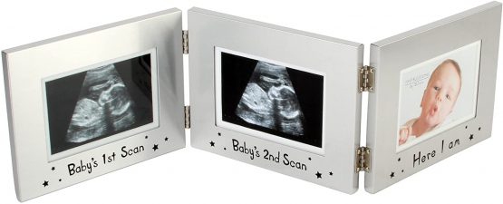 Juliana Aluminium Triple Frame 1st Scan/2nd Scan/Here I am