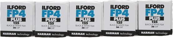 ILford FP4+, 35mm/36 exposures, 5 rolls