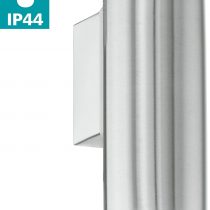 EGLO 94106 GU10-LED Stainless Steel Outdoor Wall Light RIGA, 94106