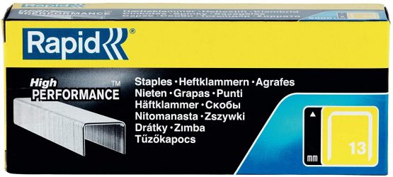Rapid High Performance Staples, No.13, Leg Length 10 mm, 11840600 - 5000 Pieces - Image 4