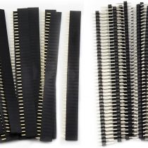 Aussel 20 Pieces 2.54mm Breakaway PCB Board 40Pin Male and Female Header Connector for Arduino Shield (PIN-2 20PCS)