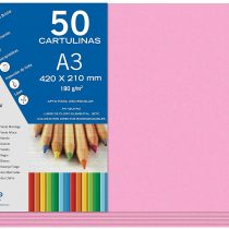 Dohe - Cardboard 50 Sheets in A3 - Crimson Pink