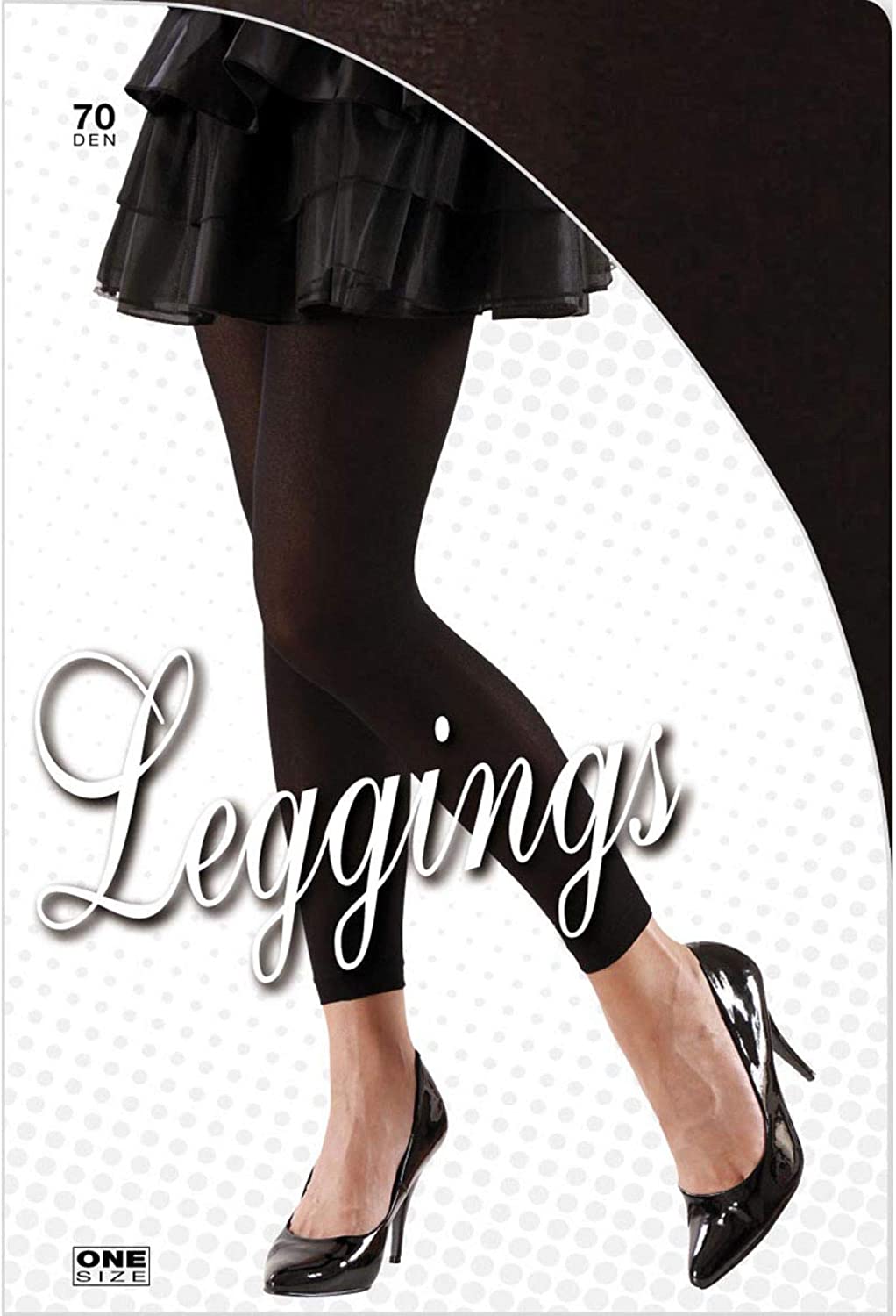 Leggings Black - 70 Den Accessory for Lingerie Fancy Dress - Image 3