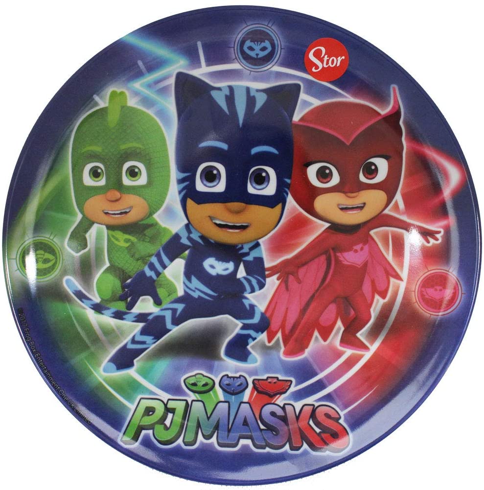 PJ Masks Pyjama Heroes Children’s Crockery Set with Melamine Plate ...