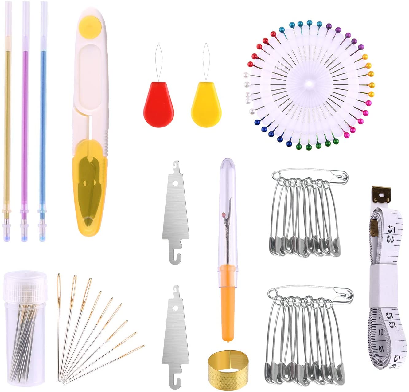 MIAHART 158 Pcs Embroidery Floss 57 Color Embroidery Threads and Cross Stitch Tool Kits for Friendship Bracelet String Making with Organizer Box - Image 4