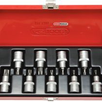 KS Tools 911.1385 TX bit socket set, 9 pcs, 1/2",T20-T60