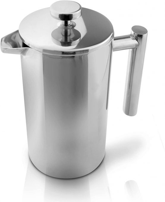 Café Ole CFD-03 Stainless Steel Cafetiere, Mirror, 3 Cup - Image 3