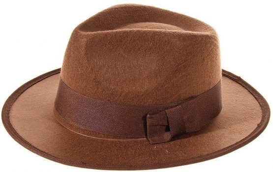 Brown Felt Explorer Hat