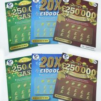 Winning Joke Scratch Card Fake Lottery Ticket Each Card Appears to Win Thousands (Multipack x 6)