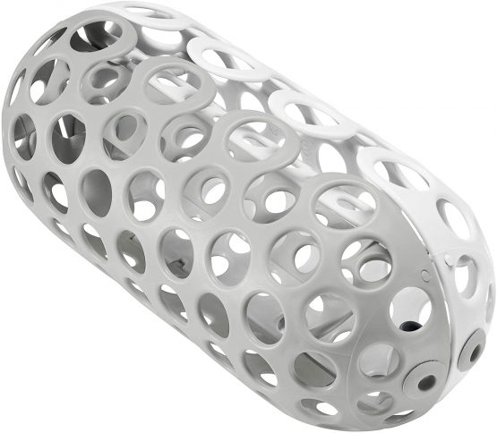 Boon Clutch Baby Dishwasher Basket, Sippy Cups, Baby Bottles and Baby Accessories Holder, Ideal Baby Shower Gift for New Parents, Baby Accessories for Parents to Be, Dishwasher Safe, Grey,B11356