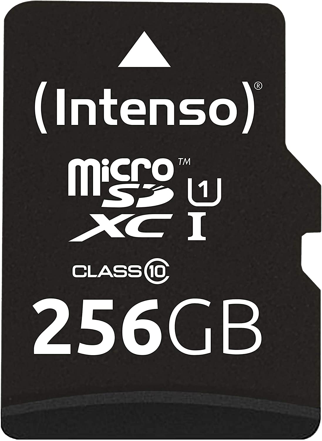 Intenso Premium Microsdxc Memory Card INCL. SD Adapter, Class 10 UHS-I, 256 GB, Black