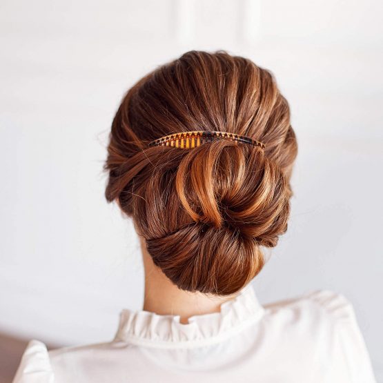 4 Packs Tort Slide Comb Tortoise Shell Side Comb Plain Hair Comb Large Tort Hair Combs Slides 12.5 cm Hair Side Comb Set - Image 4