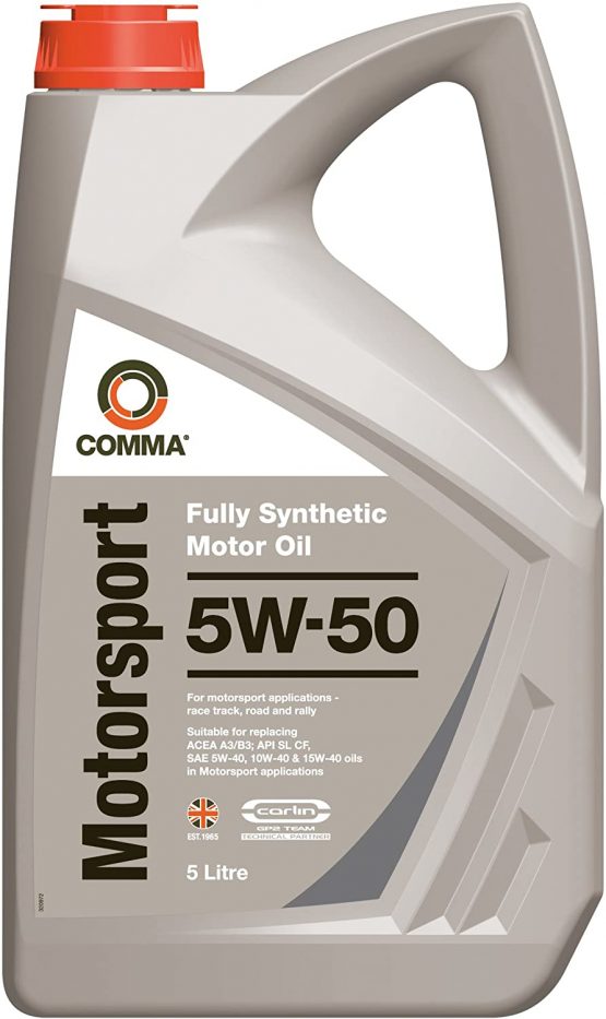 Comma MS5L 5L Motorsport Fully Synthetic 5W50 Motor Oil