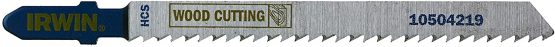 Irwin Wood Cutting Jigsaw Blades (5) 10TPI Bayonet Fitting 100mm