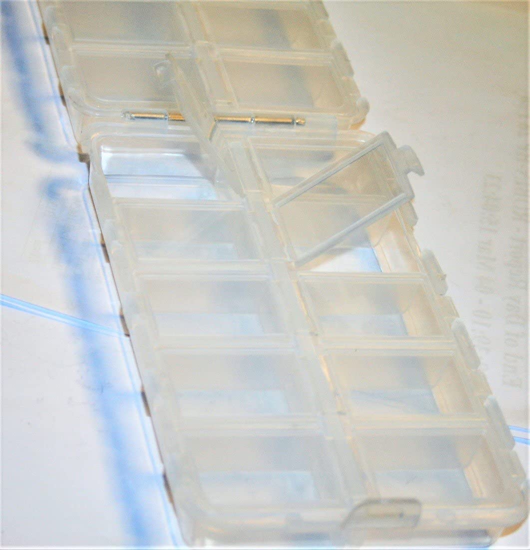 Leeda 8.5cm wide x 15cm long x 4cm deep Twin Sided 20 Compartment Box, Other - Image 3