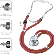 MDF® Sprague Rappaport Dual Head Stethoscope with Adult, Pediatric, and Infant Convertible chestpiece-Free-Parts-for-Life & Lifetime Warranty (MDF767)