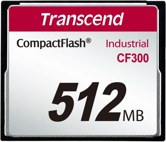 Transcend CF300 512MB CompactFlash SLC memory card
