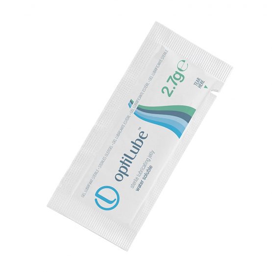 OptiLube Sachets - Sterile Lubricating Jelly in 2.7g, 5g and 20g Sachets, Water Soluble with Easy to Tear Packaging (2.7g Sachet - Box of 144) - Image 2