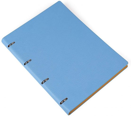 A4 Binder RuledA4 Binder Ruled Notebook Executive Refillable Planner Round Ring Binder Leather Cover Notepad - Image 4
