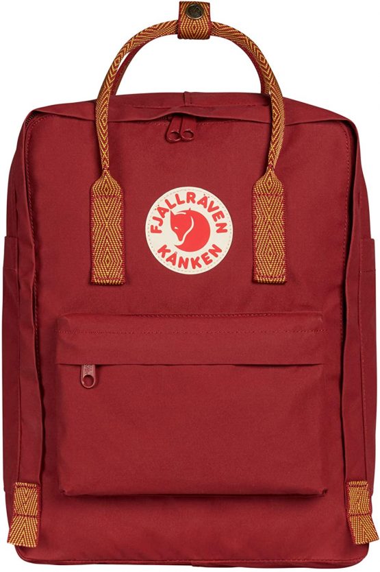 FJÄLLRÄVEN Unisex Adult Kånken Backpack - Ox Red-Goose Eye, 27 x 13 x 38 cm/16 Litre