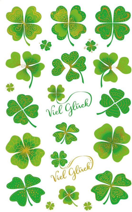 Avery Zweckform 56043 Decoration Decal, 21 Good Luck