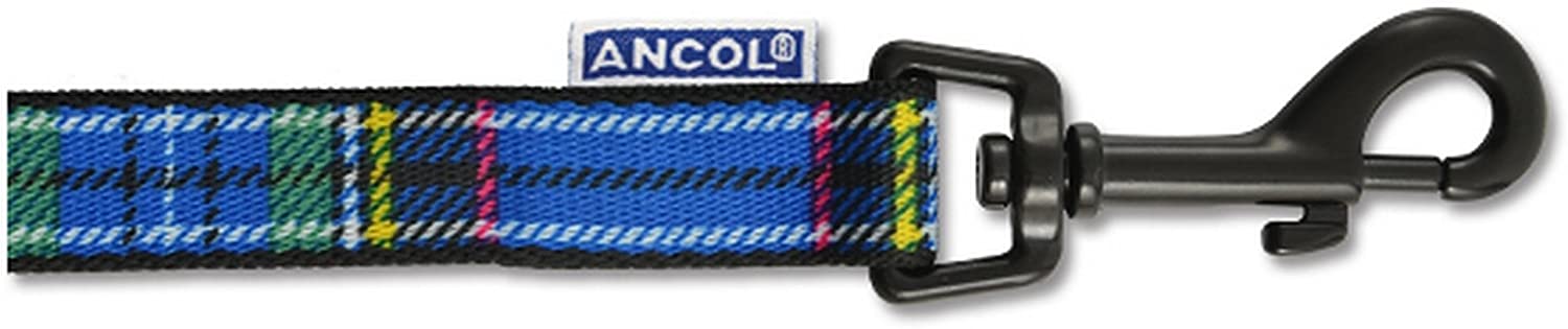 Ancol Nylon Tartan Lead Red (1 m x 19 mm), 1 m long / 19mm width - Image 2