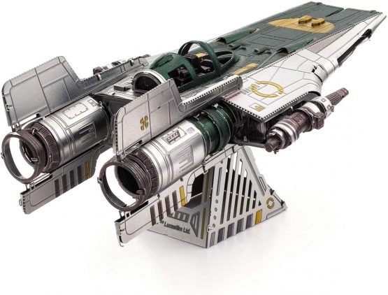 fascinations Metal Earth Star Wars Rise of Skywalker Resistance A-Wing Fighter 3D Metal Model Kit - Image 3
