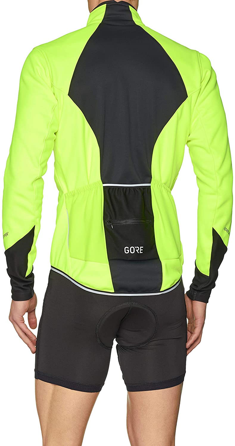 Gore Wear Men’s Windstopper Thermo Cycling Jacket Neon Yellow/Black