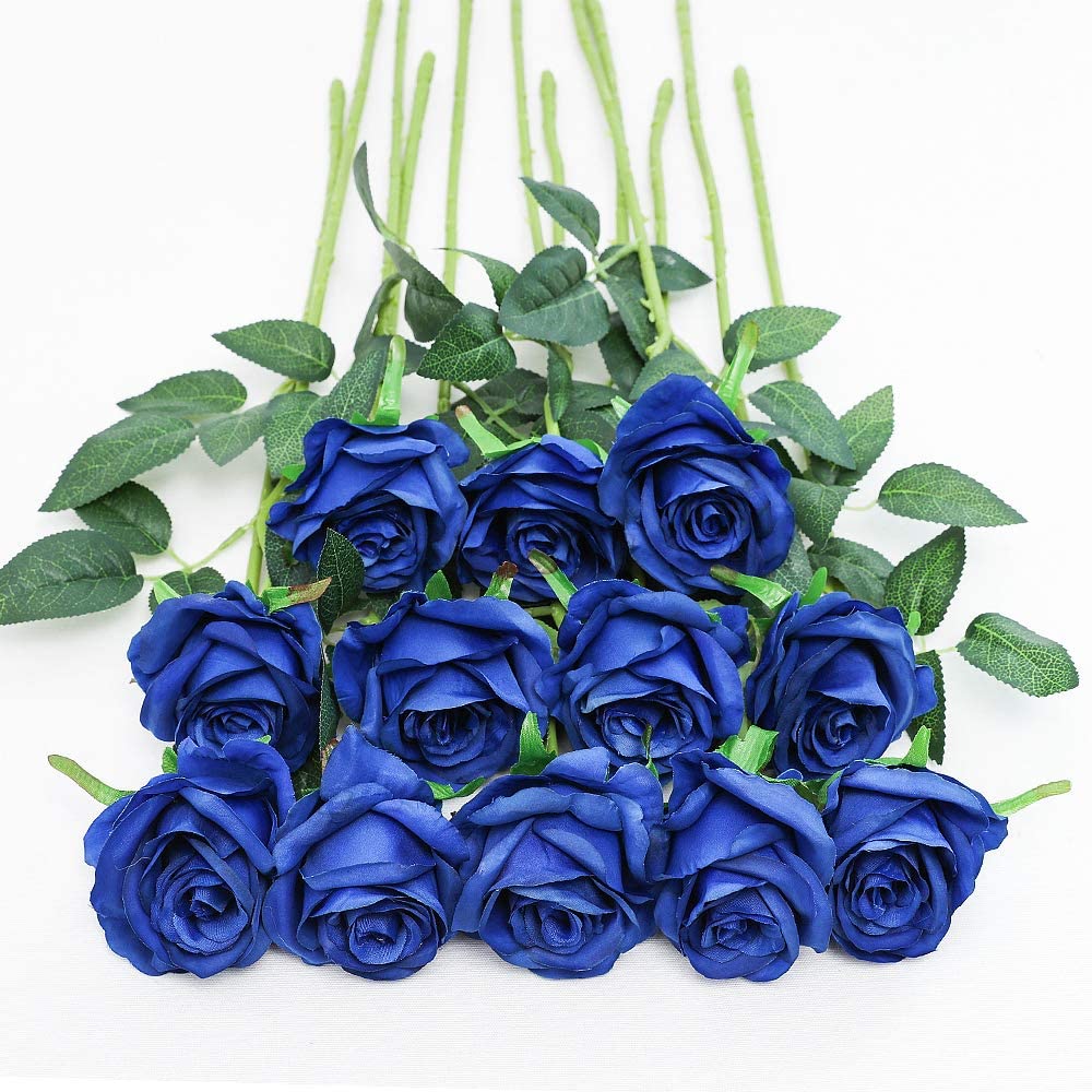 Tifuly 12 PCS Artificial Roses