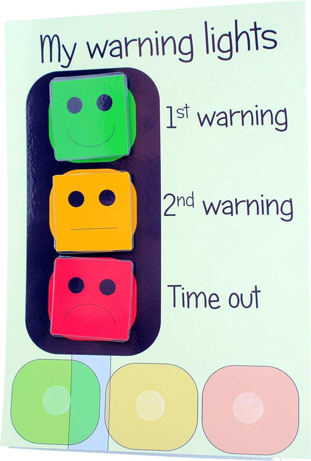 kids2learn TRAFFIC LIGHT BEHAVIOUR WARNING CHART – Children Kids ...