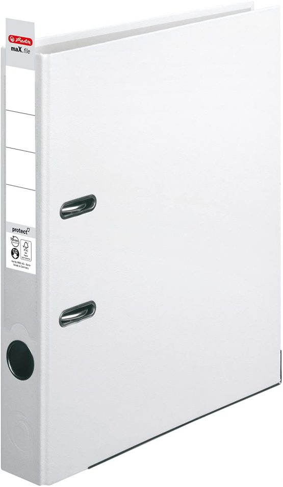 Herlitz 5450705 White Folder 5 cm Coloured Polypropylene - Image 2