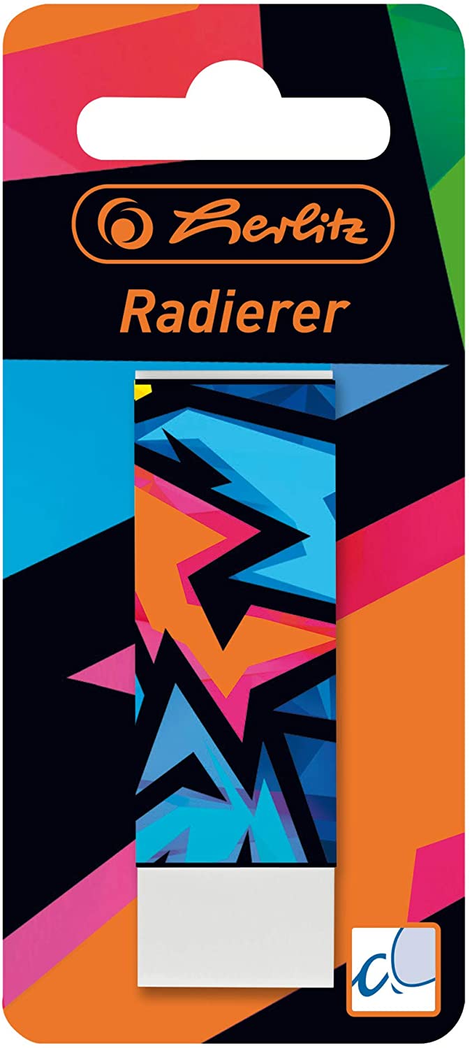 Herlitz 50028153 Eraser Neon Art