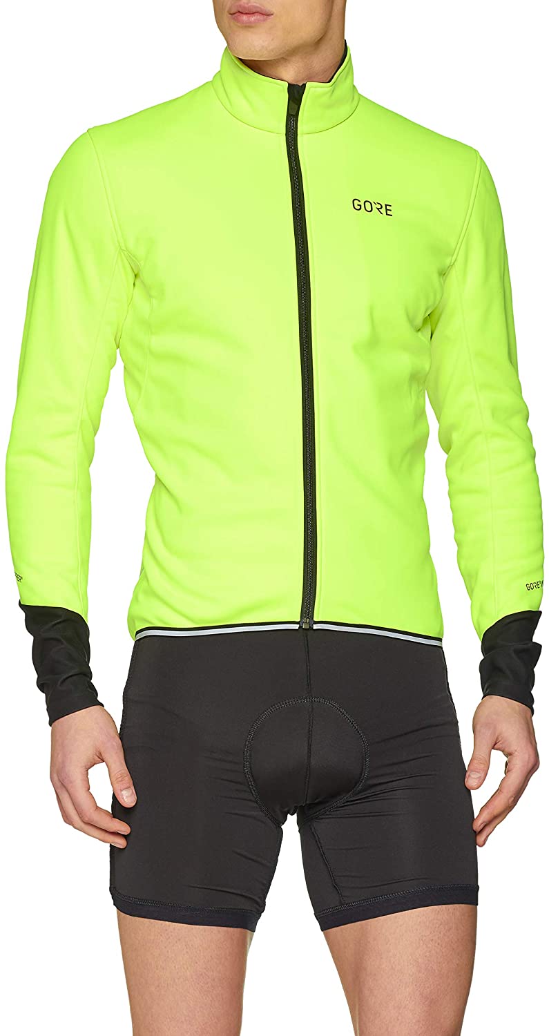 Gore Wear Men’s Windstopper Thermo Cycling Jacket Neon Yellow/Black
