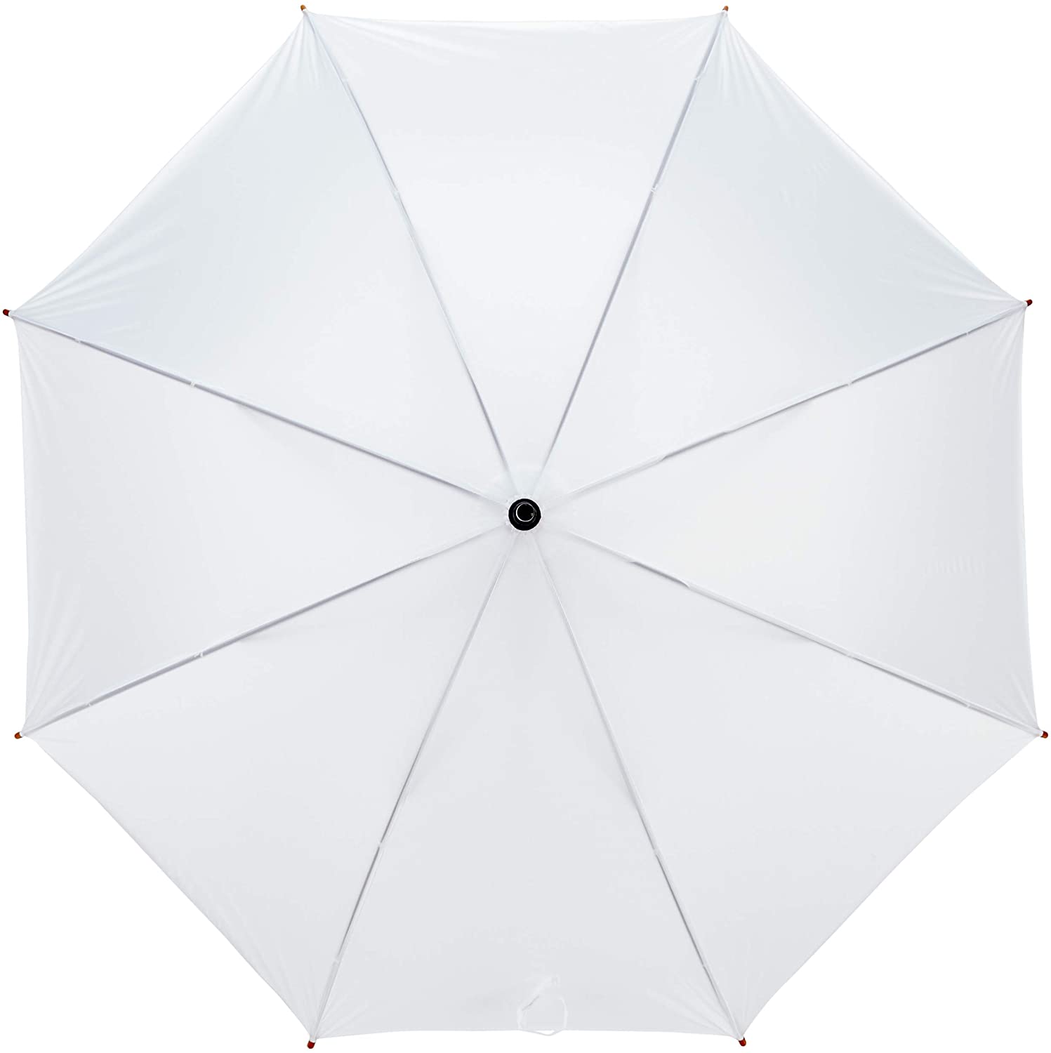 eBuyGB Wooden Crook Handle Large Umbrella Classic Manual Opening Rainproof for Men and Women Umbrella Windproof Strong - Image 2