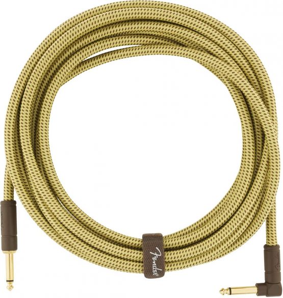Fender Deluxe Series Instrument Cable - 18.6 ft – STR/ANG – Tweed,990820082 - Image 4