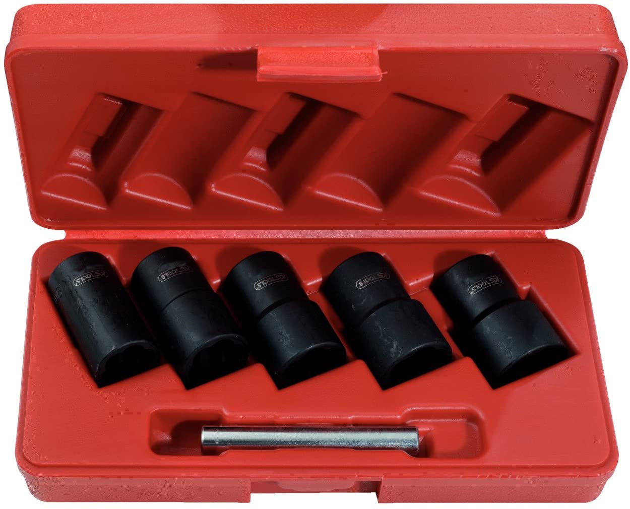 KS Tools 913.1240 1/2-inch 19-25mm Twist Socket Set (6 Pieces), Variety Pack