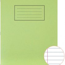 Silvine Exercise Book Ruled and Margin 80 Pages A4 Green Ref EX110 [Pack of 10], 28767X
