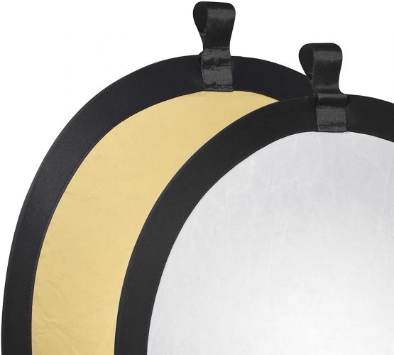 Walimex folding reflector, 56 cm gold / silver (incl. carry bag)