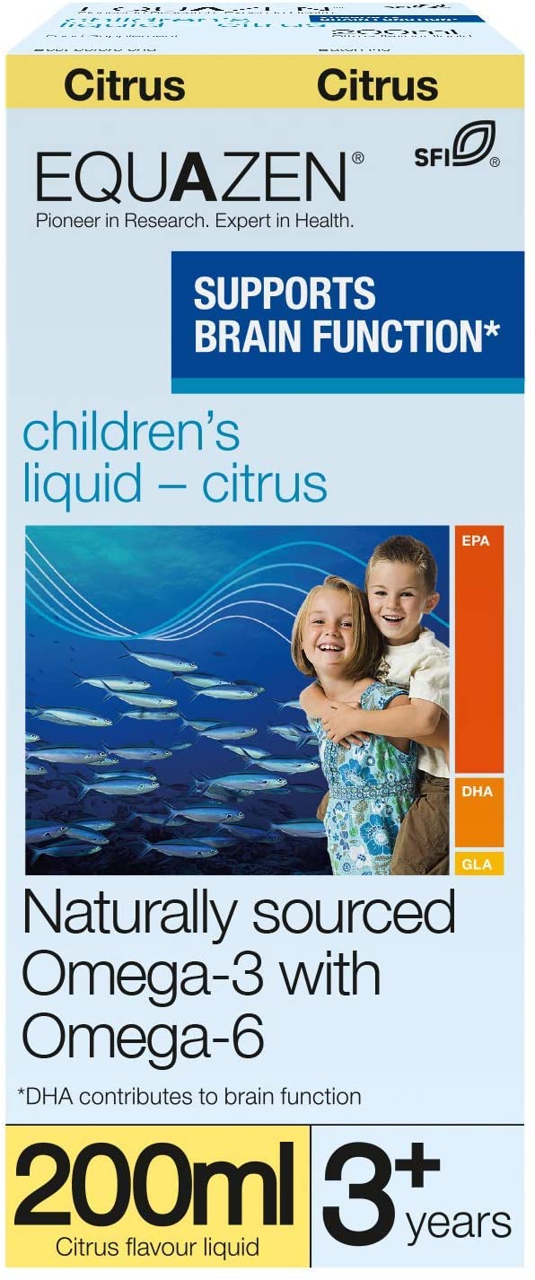 Equazen® Omega 3 & 6 Liquid, Brain & Cognitive Support, EPA, DHA & GLA, Clinically Researched 9:3:1 Formula