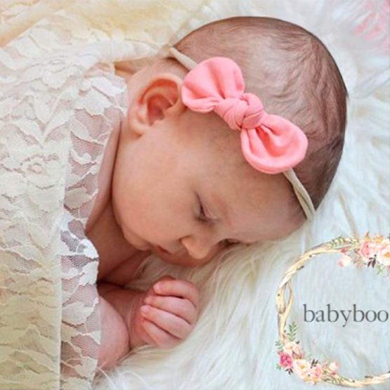 DRESHOW Baby Girl Nylon Headbands Newborn Infant Toddler Hairbands and Bows Child Hair Accessories - Image 2