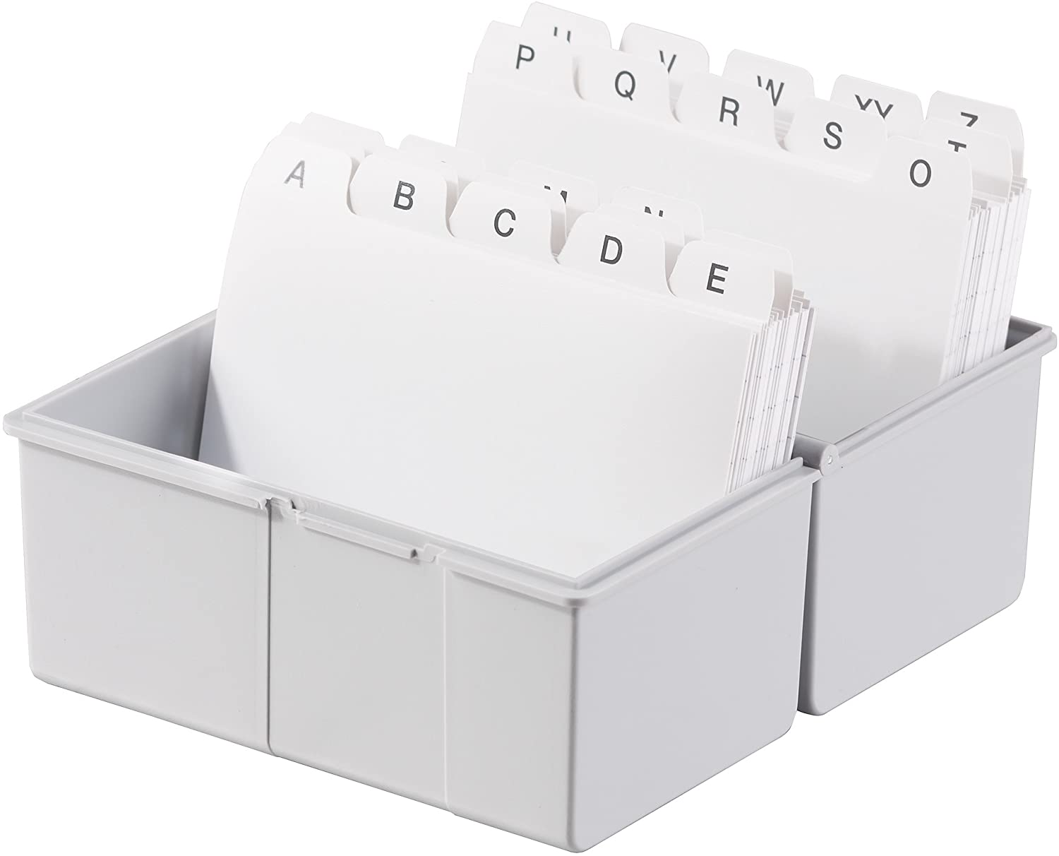 HAN 978-11, Card index box A8 landscape. Innovative, attractive design for 200 cards with steel hinge - Image 2