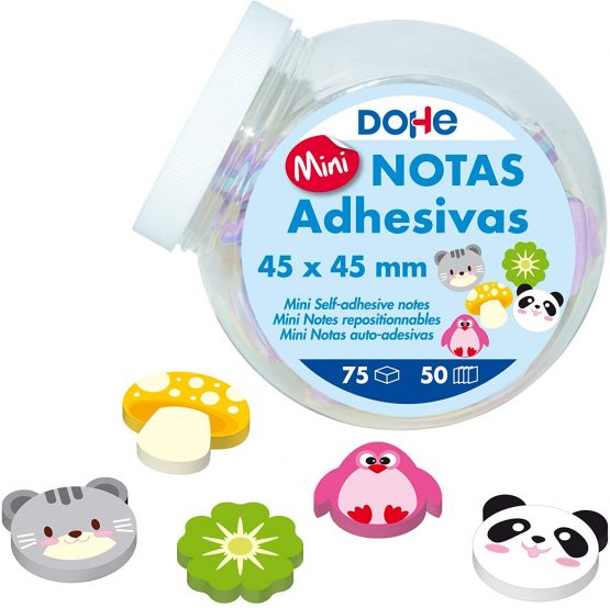 Exhibitor of Mini Sticky Notes Drawings - 75 pcs