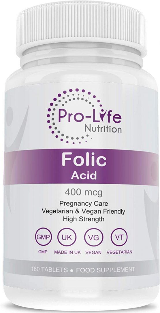 Folic Acid 400 Mcg Pregnancy Vitamins 180 Prenatal Vitamins For Women