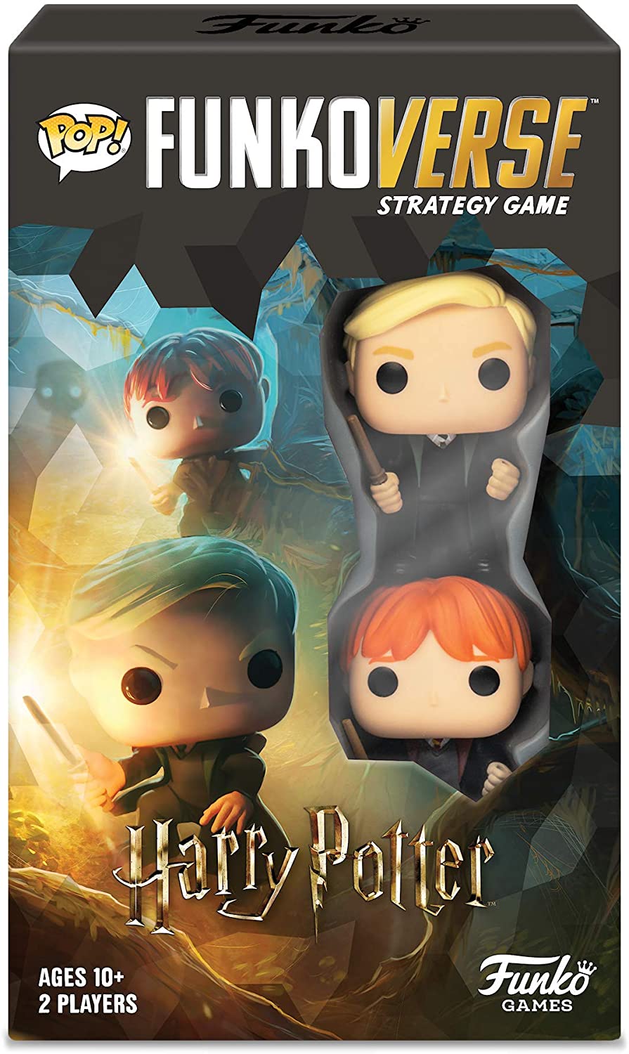 FUNKO GAMES Harry Potter 101 Funkoverse Extension, 2 Pack, English Version, Board Game, Draco Malfoy And Ron Weasley