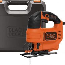 BLACK+DECKER KS701PEK-QS KS701PEK-QS-Sierra de Calar 520W Pendualr con maletín, 520 W, 230 V, Black, Orange, No