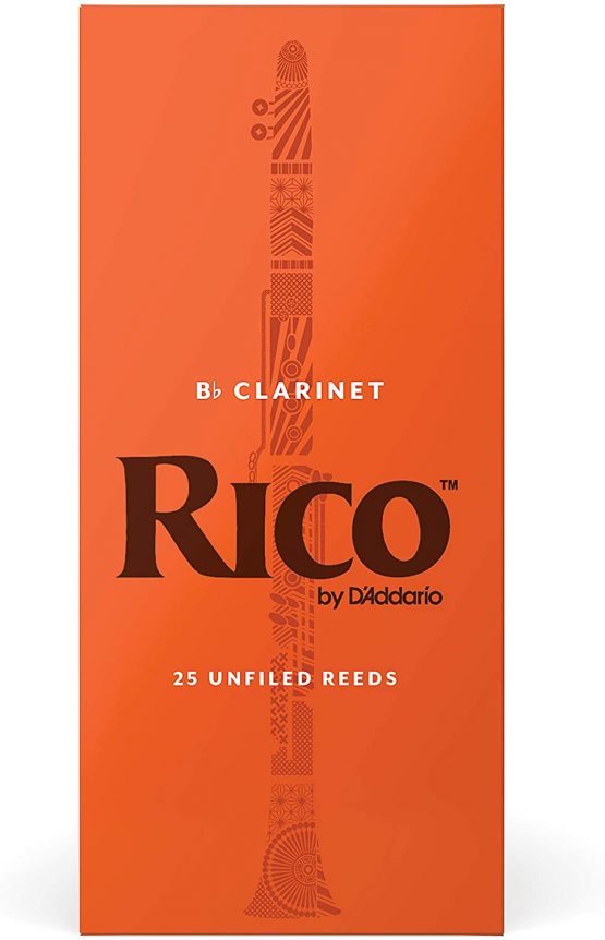 Rico 2.5 Strength Reeds for Bb Clarinet (Pack of 25) - Image 2