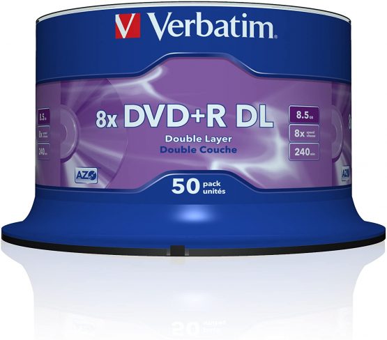Verbatim 43758 DVD+R 8x DL Matt Silver 50 pack - Image 3