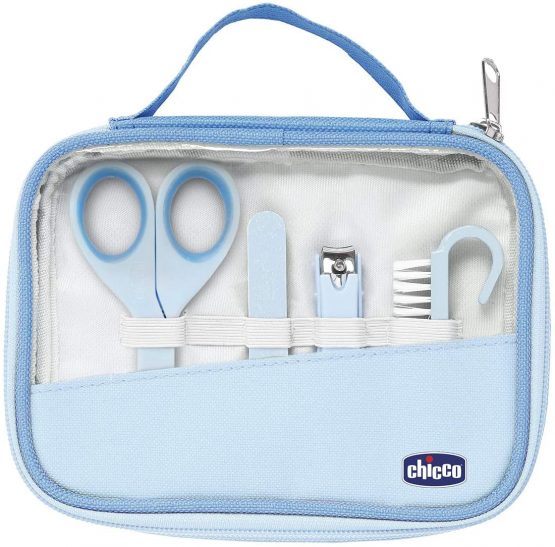 chicco Happy Hands My First Manicure Set Suitable from Birth, Blue, one Size
