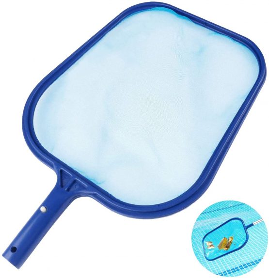 Sporteed Pool Net, Pool Leaf Skimmer Swimming Pool Net Heavy Duty Leaf Skimmer Fine Mesh Net Sturdy Frame Hot Tubs Net for Spas,Swimming Pool, Fish Tank